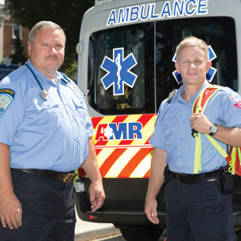 Faces of Southington: Ellen David Zienka, Paramedic and Joe Woods, EMT